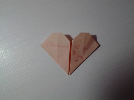 Corazon de origami